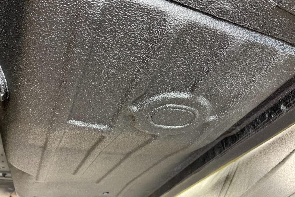 Custom LT4 1967 Camaro Pro Touring street rod in the paint shop