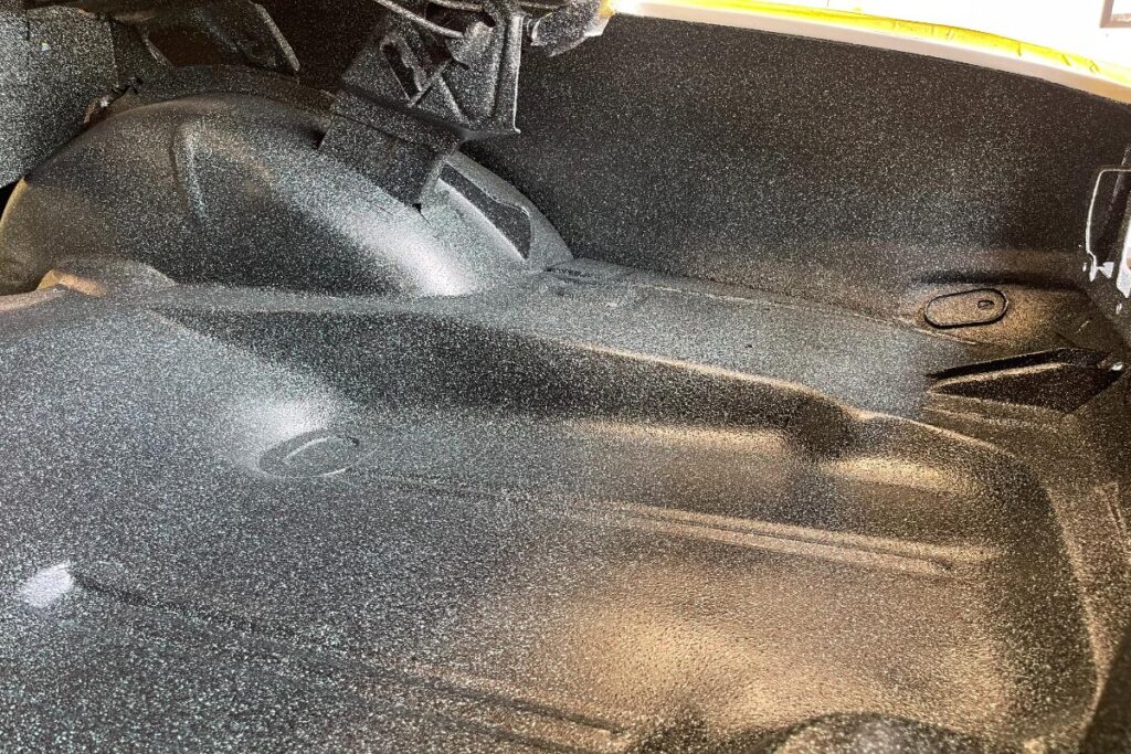 Custom LT4 1967 Camaro Pro Touring street rod in the paint shop