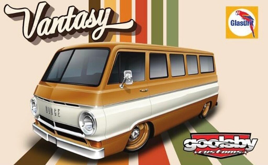 Custom 1969 Dodge A 108 Hemi Van build "Vantasy"