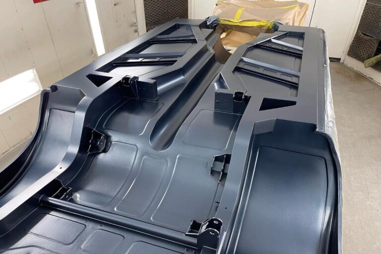 Custom supercharged 1969 Fastback Mustang Underbody Bodywork and Paint