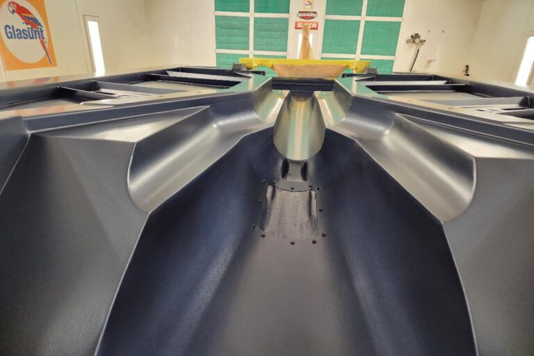 Custom supercharged 1969 Fastback Mustang Underbody Bodywork and Paint