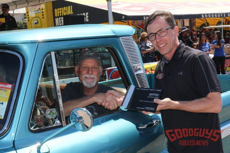 Jonathan Goolsby of Goolsby Customs 2023 Builders Choice Award Winners at Goodguys Griots North Carolina Nationals