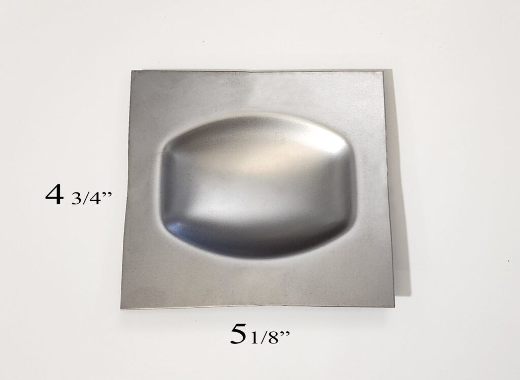 18 Gauge Mild Steel Press Formed Door Handle Pockets - Sold in Pairs.