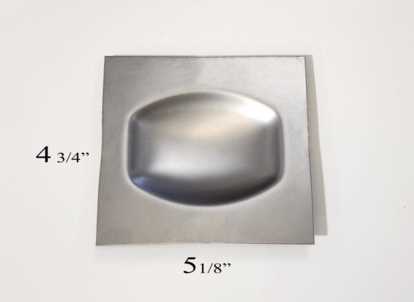 18 Gauge Mild Steel Press Formed Door Handle Pockets - Sold in Pairs.