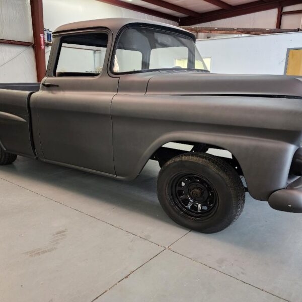 Custom supercharged LT4 1958 Apache restomod hot rod truck on a roadster shop chassis