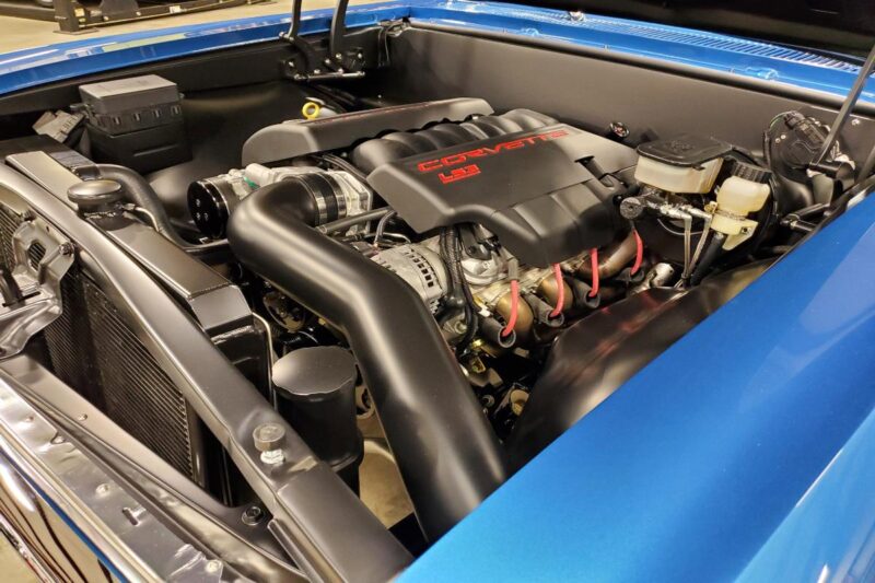 Custom blue LS3 1966 Chevelle SS Convertible Classic Restomod Hot rod