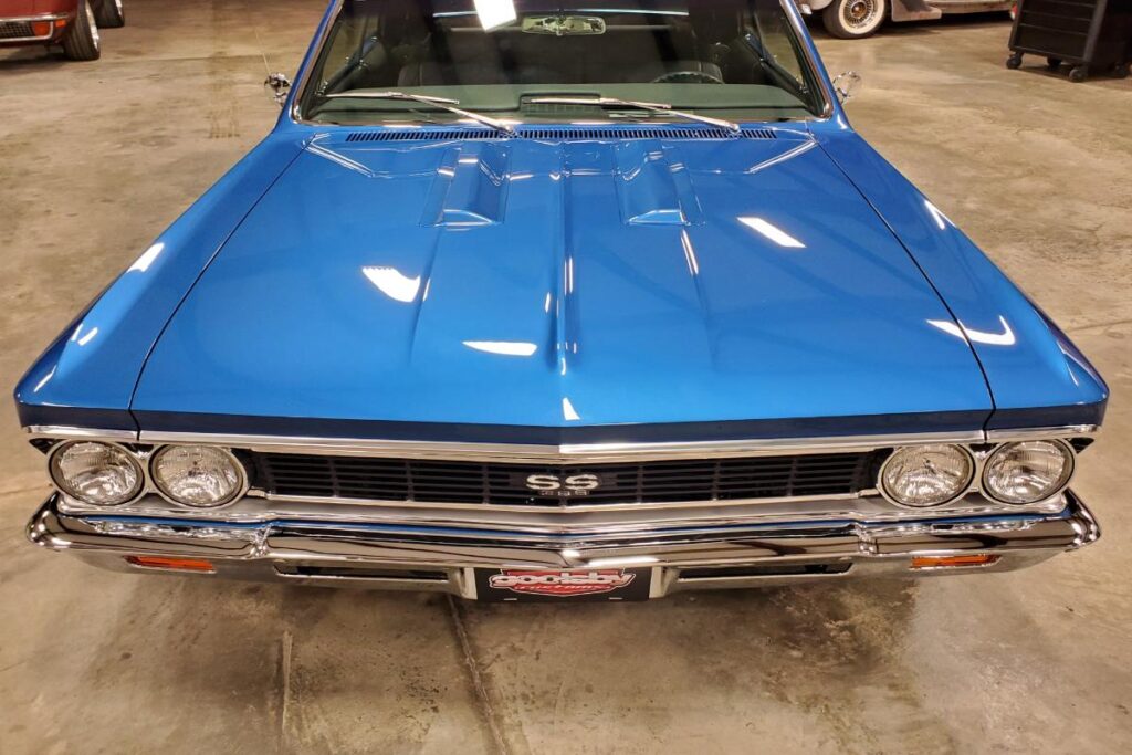 Custom blue LS3 1966 Chevelle SS Convertible Classic Restomod Hot rod