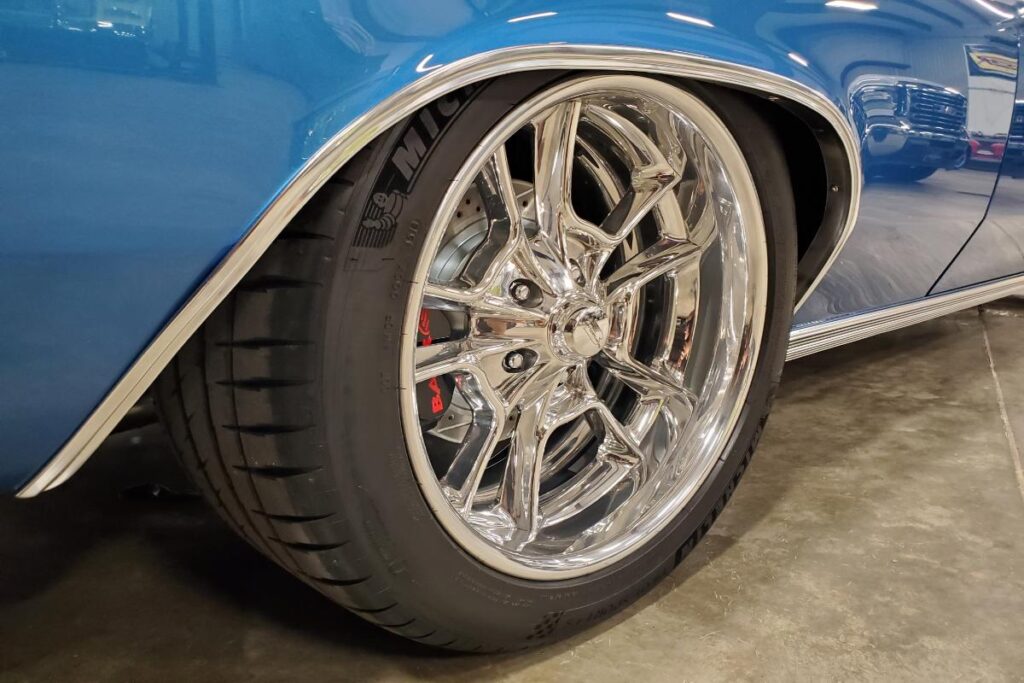 Custom blue LS3 1966 Chevelle SS Convertible Classic Restomod Hot rod