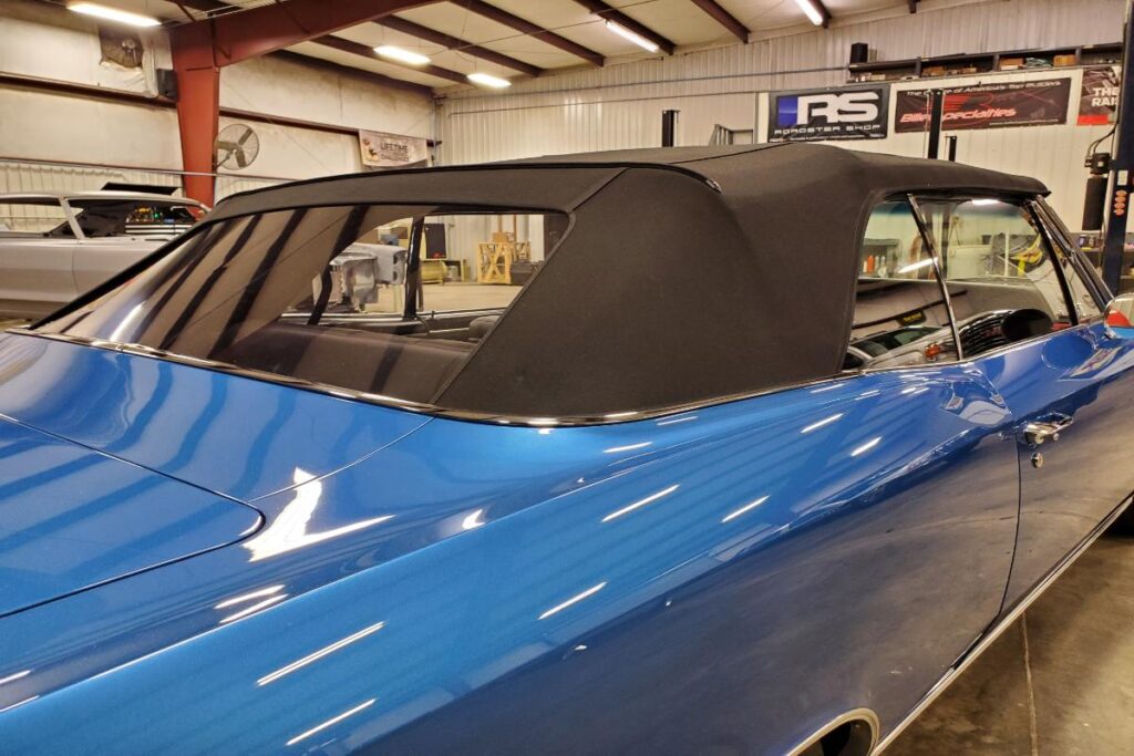 Custom blue LS3 1966 Chevelle SS Convertible Classic Restomod Hot rod