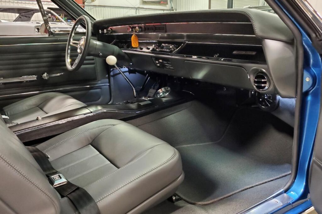 Custom blue LS3 1966 Chevelle SS Convertible Classic Restomod Hot rod