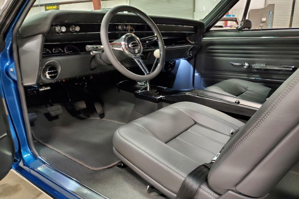 Custom blue LS3 1966 Chevelle SS Convertible Classic Restomod Hot rod