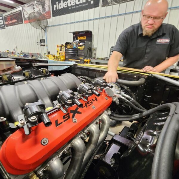 Black 1969 SS Camaro 454 LSX protouring restomod classic muscle car