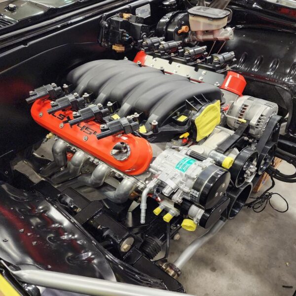 Black 1969 SS Camaro 454 LSX protouring restomod classic muscle car