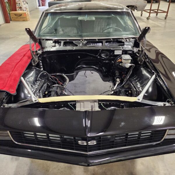 Black 1969 SS Camaro 454 LSX protouring restomod classic muscle car