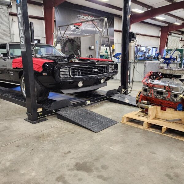 Black 1969 SS Camaro 454 LSX protouring restomod classic muscle car