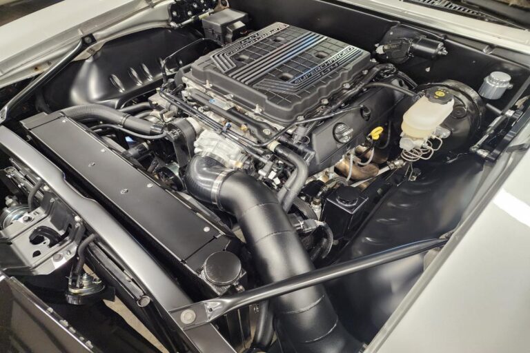 Silver 1969 Z28 Camaro Supercharged LT4 protouring restomod classic muscle car