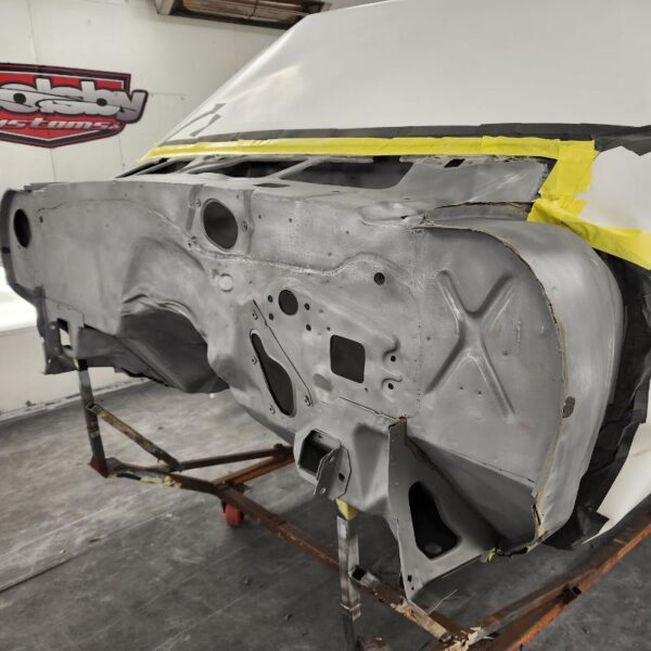 Silver 1969 Z28 Camaro Supercharged LT4 protouring restomod classic muscle car