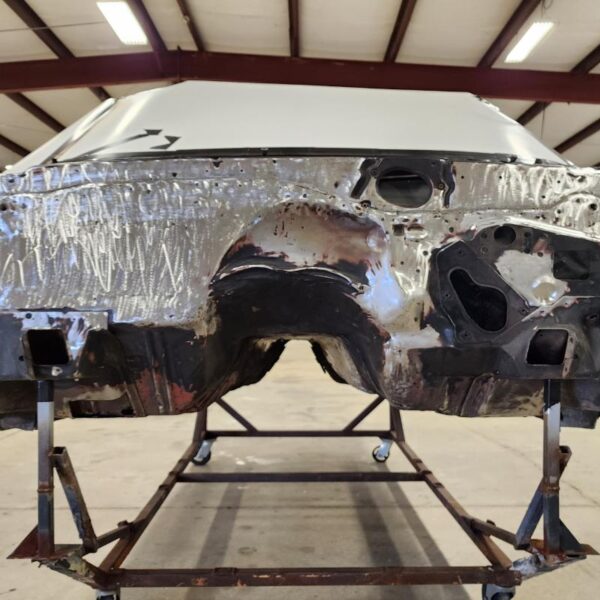 Silver 1969 Z28 Camaro Supercharged LT4 protouring restomod classic muscle car