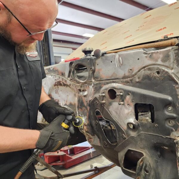 Silver 1969 Z28 Camaro Supercharged LT4 protouring restomod classic muscle car