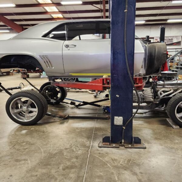 Silver 1969 Z28 Camaro Supercharged LT4 protouring restomod classic muscle car