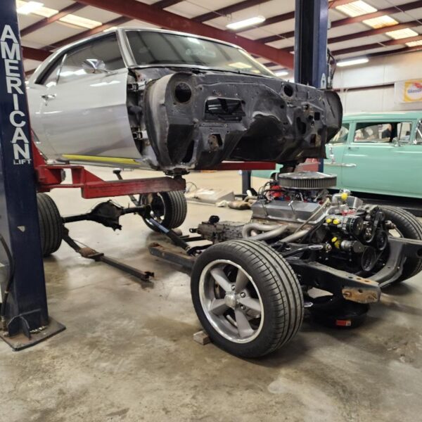 Silver 1969 Z28 Camaro Supercharged LT4 protouring restomod classic muscle car