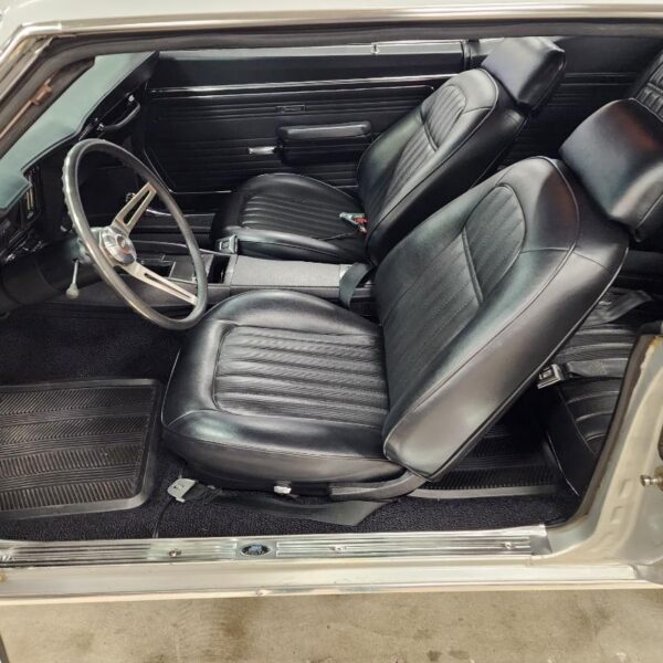 Silver 1969 Z28 Camaro Supercharged LT4 protouring restomod classic muscle car