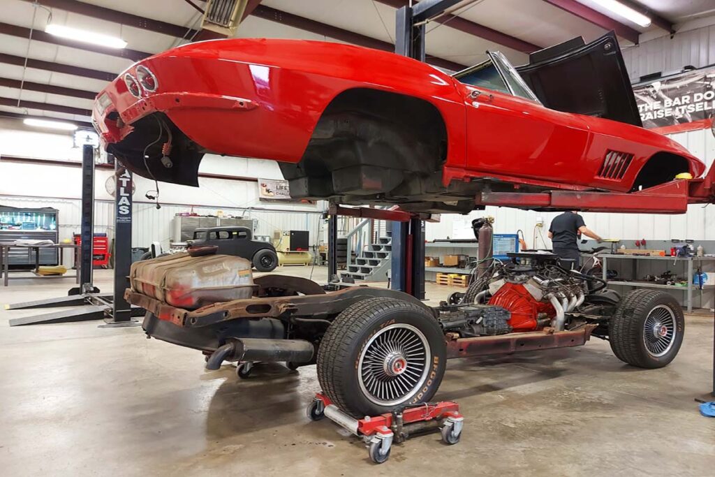 Custom classic 1967 Convertible Corvette LT4 Supercharged pro touring restomod Build