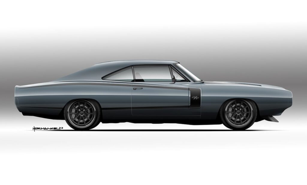Custom 1970 Dodge Charger Hellcat Restomod