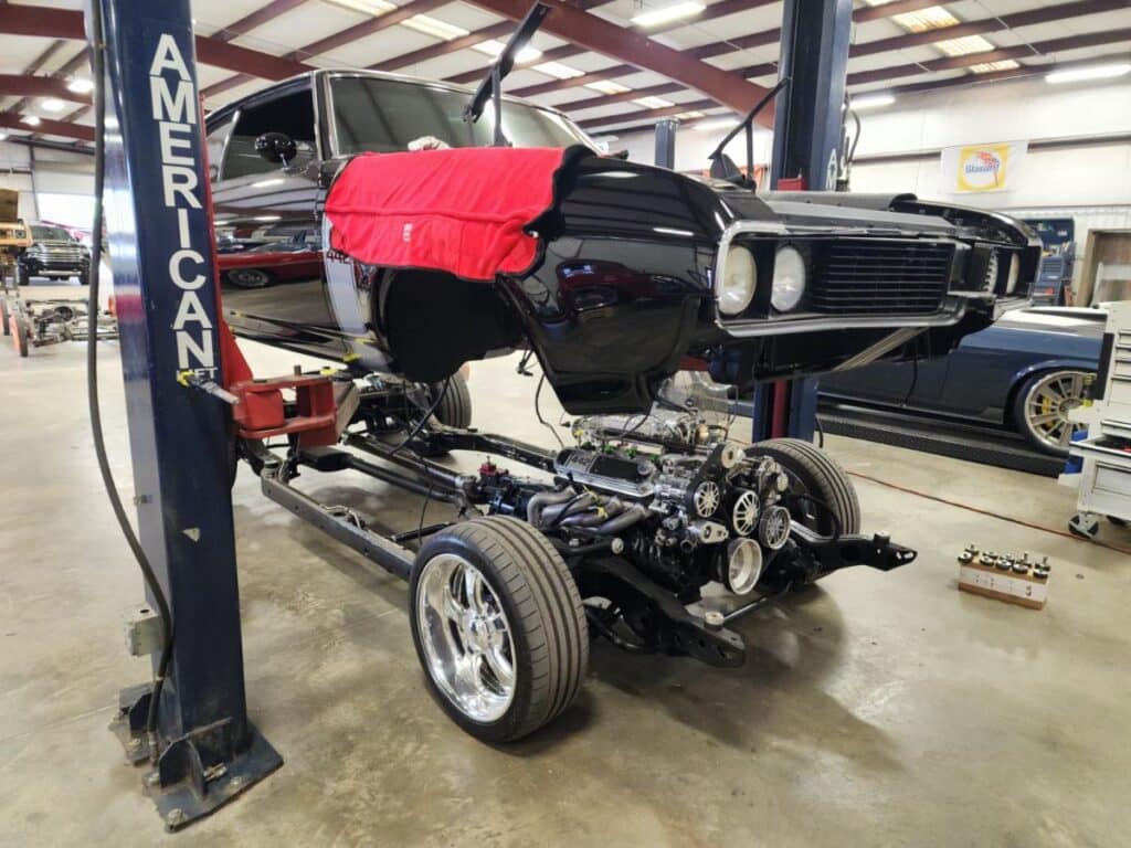 Custom 1969 442 Olds Vintage Restomod muscle car