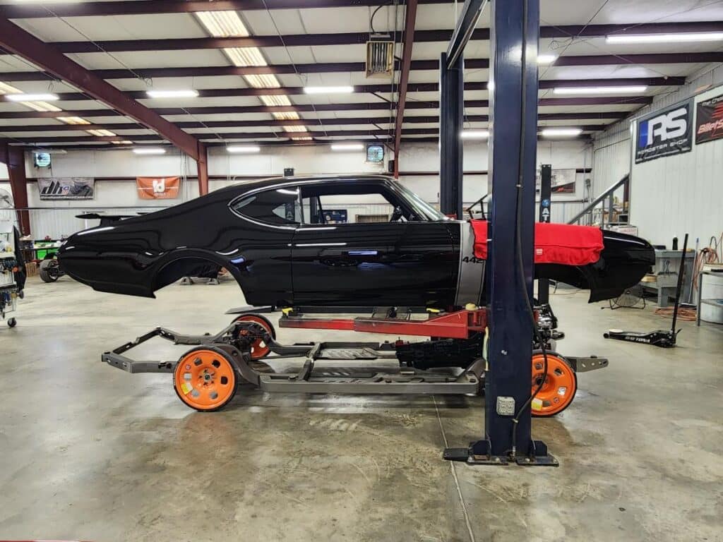 Custom 1969 442 Olds Vintage Restomod muscle car