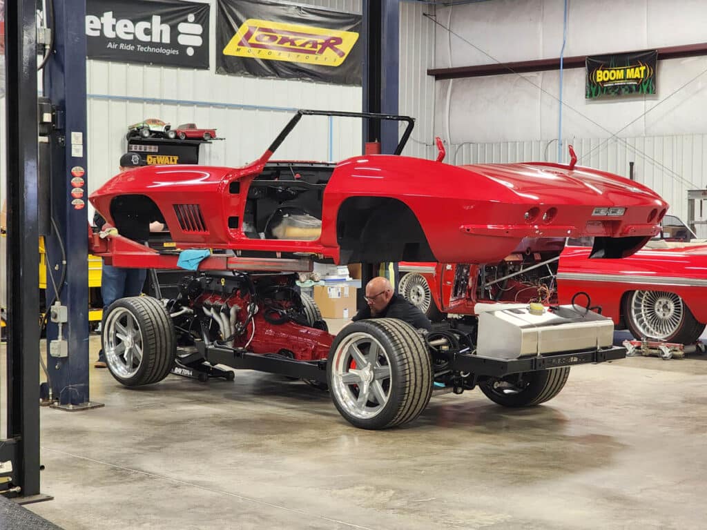 Custom classic 1967 Convertible Corvette LT4 Supercharged pro touring restomod Build